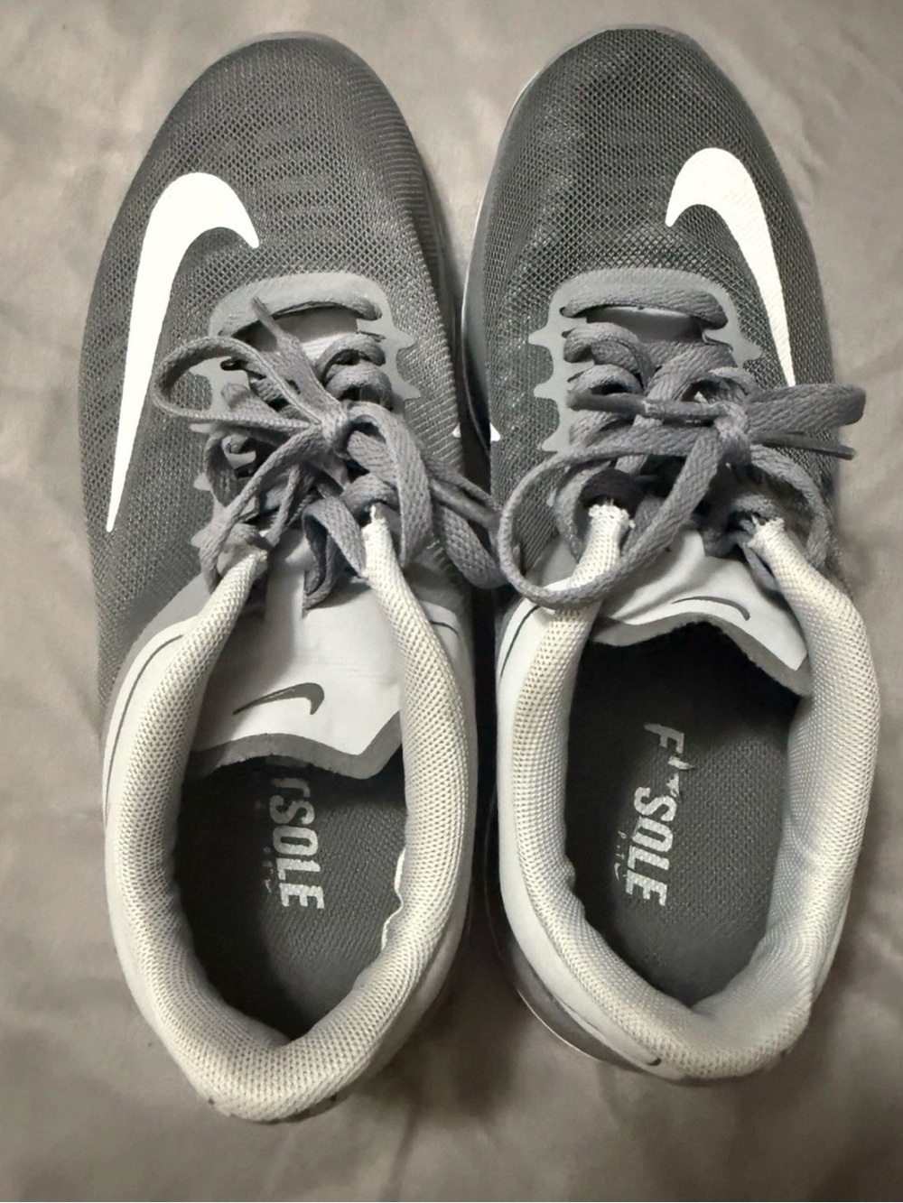 Nike Women’s Gray and White Running Trainers
